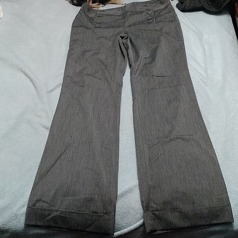 Express wide leg button pants size 6